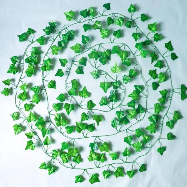 Planta Trepadeira Artificial de 200cm com Folhas de Hera - Ideal para Decoração de Casamentos e Festas, Disponível por Atacado