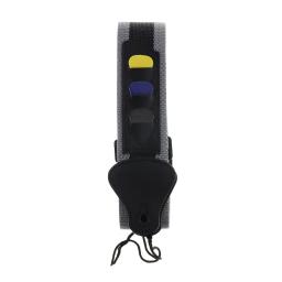 Correia de guitarra ajustável de nylon, 80-130cm, suporte de palheta, com 3 palhetas, presente grátis - Image 6