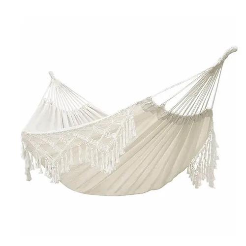 Rede de lona para uso ao ar livre, cama pendurada, cama de solteiro e casal, rendas, jardim, varanda - Image 1