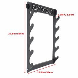 Wall Mount Espada Suporte, Samurai Espada Stand, Display, Katana, Wakizashi, Tanto, Cabide de parede, Rack, 5-Nível - Image 3