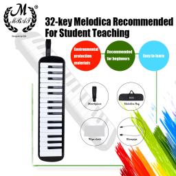 M mbat música de 32 teclas com bolsa de transporte, instrumento musical para amantes da música, presente para iniciantes, acabamento requintado - Image 1