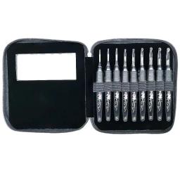 Agulha de crochê de fios 2.0mm-6.5mm com gancho de led, acessórios de tricô e crochê, kit de agulha de crochê, ferramentas de tecer - Image 4