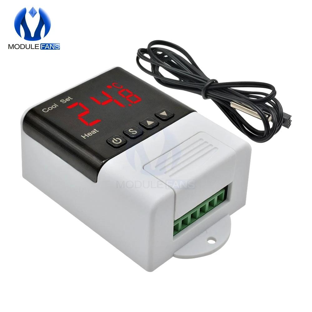 Dtc1200 ac 110v 220v termostato digital controle de temperatura para aquário peixe incubadora controlador termorregulador - Image 1