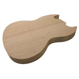 Okoume-Corpo De Guitarra Elétrica De Madeira, Fornecimento De Material Luthier Em Branco, Kit De Fabricação De Guitarra - Image 2
