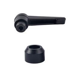 Adaptador de bipiede de rifle giratório QD para bipod Harris com trava de pivô - Image 4