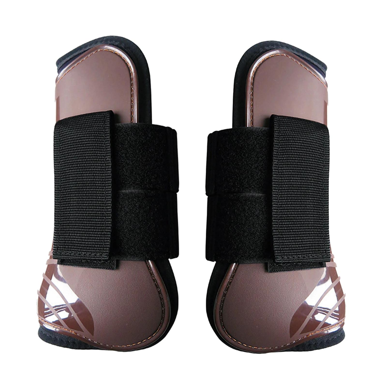 Botas de cavalo e fetlock, equipamento de proteção para esportes equestre e salto, leve, para jogar - Image 1