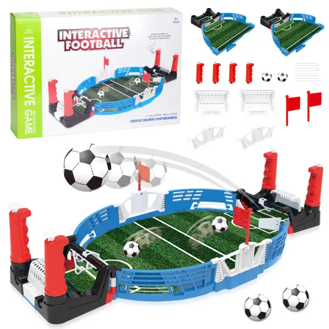 Jogo de Tabuleiro Interativo para Crianças: Quebra-Cabeça de Futebol e Mini Batalha para Festas