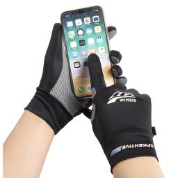 Touchscreen verão esporte luvas de ciclismo homem ao ar livre pesca gelo seda luz respirável fina corrida fitness condução luvas femininas - Image 2