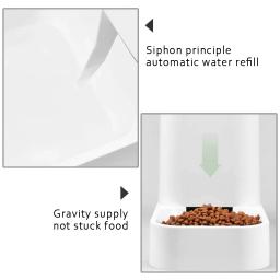 Alimentador e bebedor automático para gatos, grande capacidade, cão, dispensador de água, filhotes de estimação, recipiente de comida, alimentação automática para gatos - Image 4