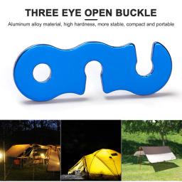 10 pçs ajustável tenda de acampamento cabo corda fivela s tipo tensores fixador kit tendas acampamento ao ar livre fixando acessórios - Image 4