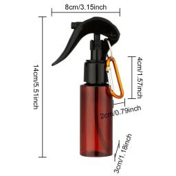 60ml de couro vazio portátil mão desinfetante spray garrafa chaveiro titular garrafa reutilizável mão lavagem garrafa armazenamento com keychai - Image 6