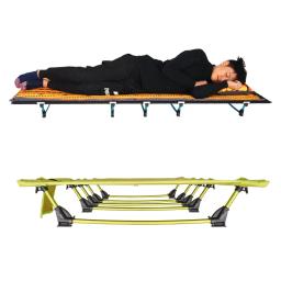 Cama de acampamento dobrável portátil, liga simples do lazer, berço reforçado, peso leve, pausa para o almoço - Image 2