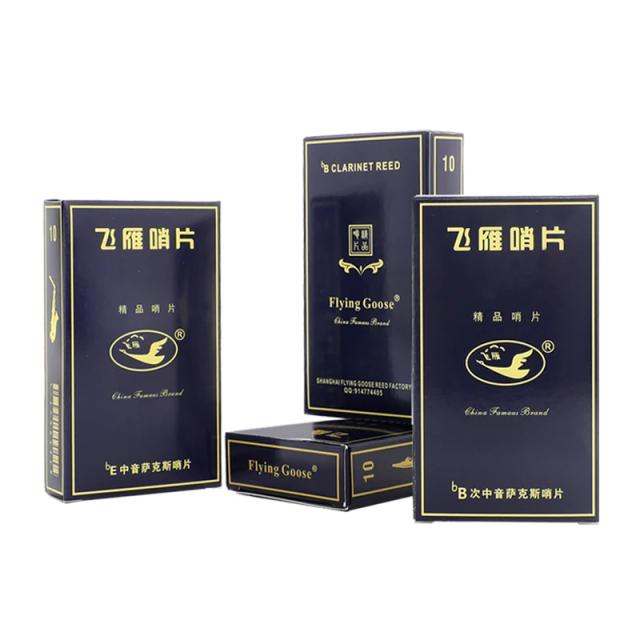Reed para Saxofone Eb Alto e Clarinete Tenor Flying Goose Blue Box - Ideal para Iniciantes em Embalagem Individual