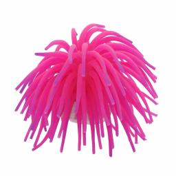 Simulação de aquário artificial, enfeite falso de silicone para tanque de peixes, plantas, aquário, minicasa do mar, ornamento de anemone - Image 6
