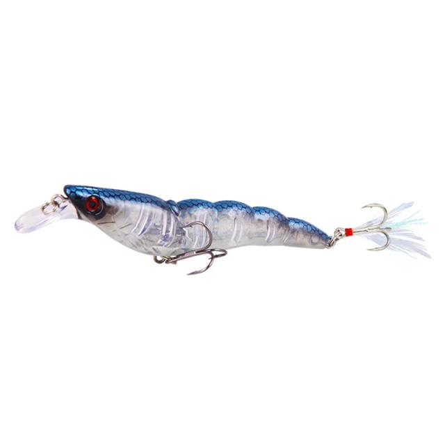 Camarão Artificial Afundante de 13.6g/9.5cm para Pesca: Isca Wobbler Swimbait Hart para um Ataque Completo