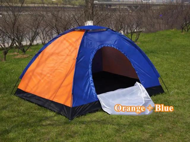 Barraca WolFAce de Camada Única: Impermeável, À Prova de Vento e com Proteção Solar para 2 Pessoas em Acampamentos e Caminhadas em Quatro Estações