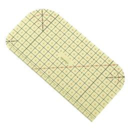 H8wa ferro régua ferramenta de medição retalhos quente alfaiate artesanato pano corte réguas diy ferramentas costura - Image 6