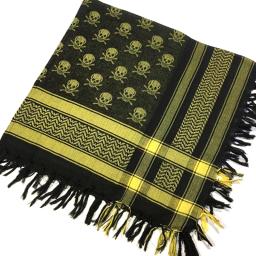 Tactical Desert Cotton Scarf para Homens e Mulheres, Caça Shemagh Scarf, Envoltório Árabe, 100x100cm - Image 2