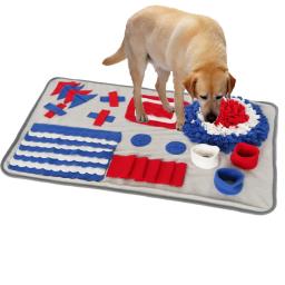 Tapete de Snuffle lavável para animais de estimação, treinamento de cheiro de nariz, farejador, brinquedo de cachorro, alimentação lenta, tigela, dispensador de alimentos - Image 4
