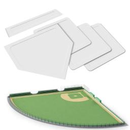 Conjunto base de beisebol e softball para crianças e adultos, jogo de equipe, quintal e equipamento escolar, bases de borracha, 1 pc, 5pcs - Image 1