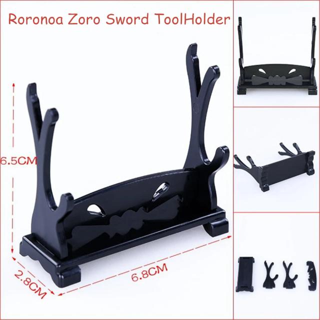 Suporte de Espada Roronoa Zoro para Exibição de Katanas - Alta Qualidade e Design Exclusivo
