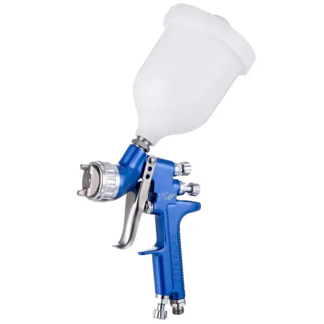 Pistola de Pintura Pneumática 1.3mm para Carros, Chapa Metálica, Acabamento em Mobiliário e Couro - 600ml