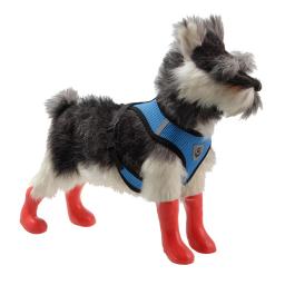 Botas de chuva antiderrapantes portáteis para animais de estimação, Borracha, Impermeável, Suprimentos, Cães e Gatos, Tamanho S, M, L - Image 2
