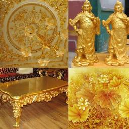 Papel folha de cobre com imitação de ouro, folha de arte artesanal design de papel folha de cobre para faça você mesmo molde de resina para fazer velas decoração de artesanato folha com 100 peças - Image 5