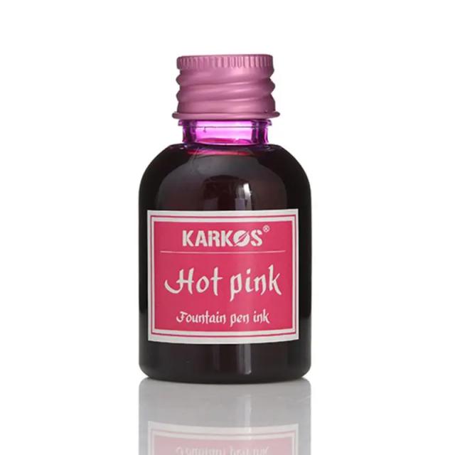 Caneta Fonte Colorida 30ml com 10 Cores para Papelaria Escolar - Recarga de Tinta Líquida de Alta Qualidade