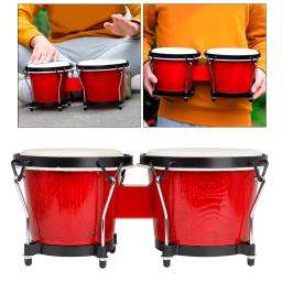 6 d7 7 ddjembe bongo tambor de percussão bongo tambor de madeira maciça som claro starter baterista amantes ritmo musical brinquedos crianças presentes - Image 1