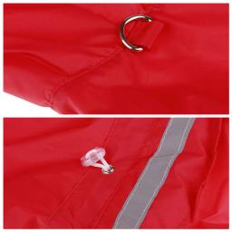 Impermeável com capuz reflexivo para pet, Impermeável para gato e cachorro, Cachorro e cachorro pequeno, Casaco de chuva, Roupas de malha impermeável e respirável - Image 6