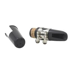Kit de bocal de clarinete com ligadura, uma palheta e tampa de plástico ~ preto - Image 3