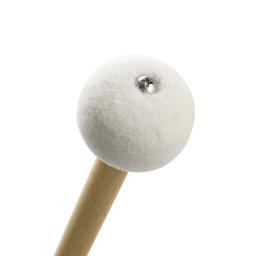 Percussão Instrumento Acessórios, madeira maciça Handle Drum Sticks, Qualidade Felt Marretas, Baquetas, 1 Par - Image 5