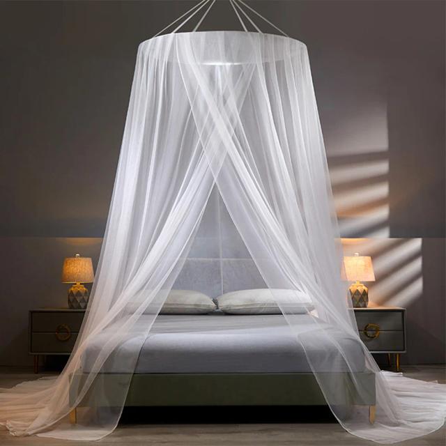 Cama Canopy YanYangTian: Mosquiteiro Dobrável para Acampamento e Quarto com Cortina de Insetos e Repelente para Verão