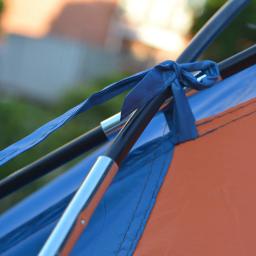 Tenda de acampamento à prova d'água, barraca de camping para família, camping ao ar livre, camada dupla, caminhada, festa grande, 5-8 pessoas - Image 5