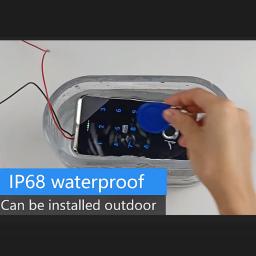 YiToo-Totalmente Impermeável Sistema De Controle De Acesso Autônomo Biométrico, Impressão Digital, Teclado RFID, Painel Touch Screen, Uso Ao Ar Livre, IP68 - Image 3