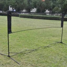 Rede profissional de malha quadrada para treinamento, rede portátil de tênis para treino de badminton e vôlei, corrida rápida, rede quadrada de tênis - Image 1