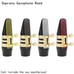 Kit de acessório para saxofone, conjunto de acessórios para saxofone soprano com palheta de resina 2.5, 4 cores opcionais - Image 3