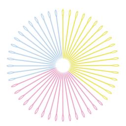 Agulhas de tricô de plástico coloridas, 50 peças, 15cm, crochê, tapeçaria, lã, agulhas de fio, crianças diy suéter, ferramentas de tecelagem - Image 1