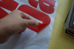 Letras adesivas de vinil cortadas personalizadas - Image 5