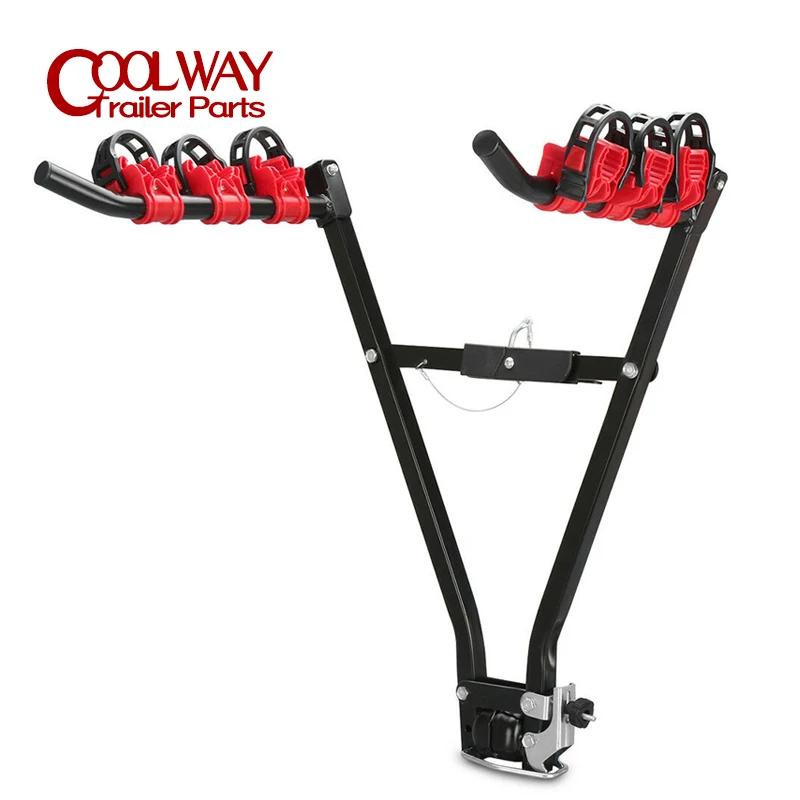Suporte para bicicletas, rack em aço v, para transporte de bicicleta, carro, suporte de traseiro para suv - Image 1
