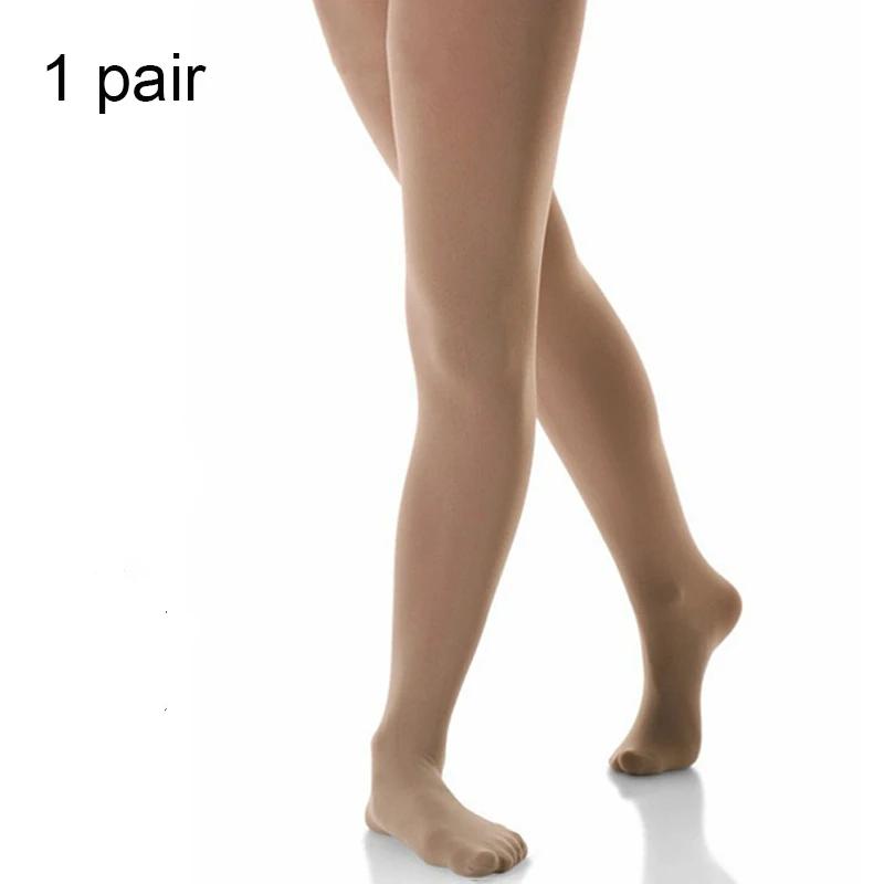 Patinação artística meias meias meias de patinação no gelo meias de treinamento profissional ginástica feminino crianças patinação no gelo macio - Image 1