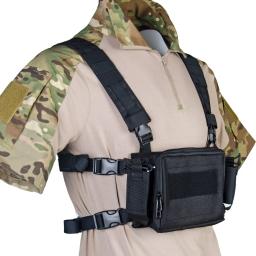 Colete tático peitoral tipo armadura para rifle, acessório para airsoft, caça crx, arma 5.56 - Image 3