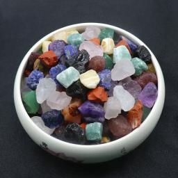 Conjunto De Pedras De Chakra Mineral Natural, Cristal De Cura De Reiki, Enfeites De Feng Shui, Decoração De Halloween, Quartzo - Image 2