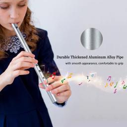 Instrumento de Música de Sopro para Iniciantes, Apito Irlandês, Flauta de Lata, 6 Buracos, Flauta para Iniciantes e Profissionais, Tecla C D - Image 3