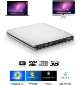 Leitor de Blu-Ray USB3.0 externo Gravador e gravador Bluray 3D BD-ROM Gravador de DVD óptico BD-RE Bluray Play para laptop/desktop - Image 1