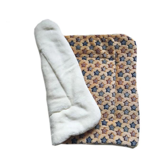 Cama de Pelúcia Confortável para Gatos com Colchão Almofadado e Cobertor para Inverno