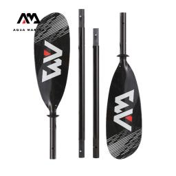 AQUA MARINA-Fibra De Carbono canoagem Paddle, caiaque Remo Ramos, Peças De Barco Inflável, Dupla Lâmada, 4-section 230cm, KP-3 - Image 6