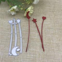 Matriz de corte de metal com estrela e lua, molde de metal para scrapbooking, álbum, cartões de papel, decoração, artesanato, gravação em relevo, cortes diy - Image 4