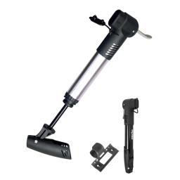 Compressor de ar de bicicleta com bomba de alta pressão, mini bomba manual, com suporte para schrader e válvula presta fietspomp - Image 2